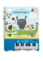 Couverture du livre « Mes celebres comptines au piano » de Nicolas Gouny aux éditions Philippe Auzou