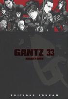 Couverture du livre « Gantz t.33 » de Hiroya Oku aux éditions Delcourt