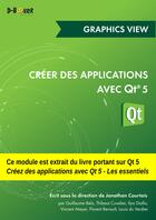 Couverture du livre « Créer des applications avec Qt 5 ; Graphics View » de Jonathan Courtois aux éditions D-booker