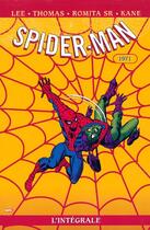 Couverture du livre « Spider-Man : Intégrale vol.9 : 1971 » de Gil Kane et Stan Lee et Roy Thomas et John Romita Sr aux éditions Panini