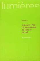 Couverture du livre « REVUE LUMIERES T.6 ; lisbonne 1755 : un tremblement de terre et de ciel » de  aux éditions Pu De Bordeaux