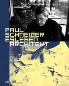 Couverture du livre « Paul schneider-esleben architekt /allemand » de Lepik aux éditions Hatje Cantz
