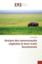 Couverture du livre « Analyse des communautes vegetales et leurs traits fonctionnels » de Kabedi aux éditions Editions Universitaires Europeennes