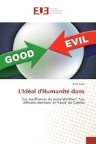 Couverture du livre « L'ideal d'humanite dans - 