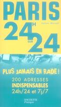 Couverture du livre « Paris 24 h/24 » de Aalam Wassef aux éditions Hachette Pratique