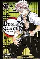 Couverture du livre « Demon slayer t.17 » de Koyoharu Gotoge aux éditions Panini