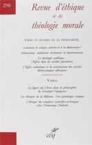 Couverture du livre « REVUE D'ETHIQUE ET DE THEOLOGIE MORALE N.297 » de  aux éditions Cerf