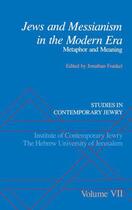 Couverture du livre « Studies in Contemporary Jewry: Volume VII: Jews and Messianism in the » de Jonathan Frankel aux éditions Oxford University Press Usa