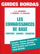 Couverture du livre « Les Connaisances De Base En Francais » de Marie-Therese Humbert aux éditions Bordas