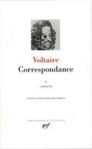 Couverture du livre « Correspondance Tome 10 ; octobre 1769 - juin 1772 » de Voltaire aux éditions Gallimard