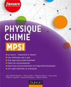 Couverture du livre « Physique-chimie ; MPSI » de Jean-Michel Bauduin aux éditions Dunod