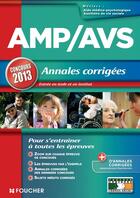 Couverture du livre « Annales corrigées ; AMP/AVS » de Valerie Beal aux éditions Foucher