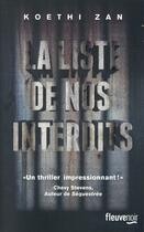 Couverture du livre « La liste de nos interdits » de Koethi Zan aux éditions Fleuve Editions