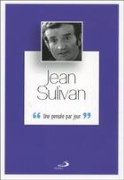 Couverture du livre « Jean Sulivan » de Jean Sulivan aux éditions Mediaspaul