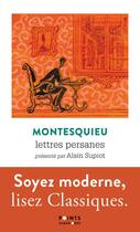 Couverture du livre « Lettres persanes » de Montesquieu aux éditions Points