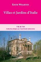 Couverture du livre « Villas et jardins d'Italie » de Edith Wharton aux éditions Tallandier