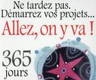 Couverture du livre « Allez, on y va ! 365 jours ; ne tardez pas. Démarrez vos projets... » de Helen Exley aux éditions Exley