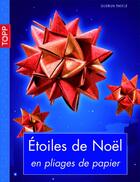 Couverture du livre « Étoiles de Noël en pliages de papier » de Gudrun Thiele aux éditions Editions Carpentier