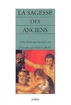 Couverture du livre « La sagesse des anciens » de Alain Golomb aux éditions Arlea
