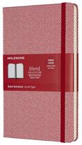 Couverture du livre « Carnet blend ligné grand format rouge » de  aux éditions Moleskine