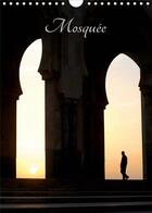 Couverture du livre « Mosquée (Calendrier mural 2020 DIN A4 vertical) ; Mosquée de Casablanca au Maroc (Calendrier mensuel, 14 Pages ) » de Patrice Thebault aux éditions Calvendo