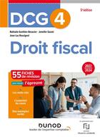 Couverture du livre « Dcg 4 - droit fiscal - fiches 2023-2024 » de Gonthier-Besacier aux éditions Dunod
