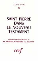 Couverture du livre « Saint pierre dans le nouveau testament » de Marguerite Hoppenot aux éditions Cerf