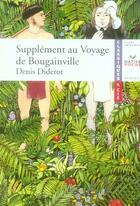 Couverture du livre « Supplément au voyage de Bougainville » de Denis Diderot aux éditions Hatier