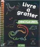 Couverture du livre « Mini livre a gratter dinosaures » de Duddek Maike aux éditions Mineditions