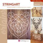 Couverture du livre « String art : (re)decouvrez la creation en fil tendu » de Doux Marjorie aux éditions Creapassions.com