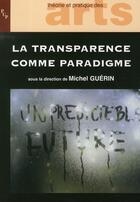 Couverture du livre « Transp comme paradigm » de Michel Guerin aux éditions Pu De Provence