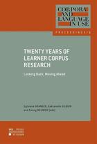 Couverture du livre « Twenty Years Of Learner Corpus Research » de Granger S aux éditions Pu De Louvain