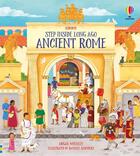 Couverture du livre « Step inside long ago ; Ancient Rome » de Abigail Wheatley et Rachael Saunders aux éditions Usborne