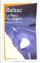 Couverture du livre « La peau de chagrin » de Honoré De Balzac aux éditions Flammarion
