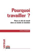 Couverture du livre « Pourquoi travailler ? place et rôle du travail dans un monde en mutation » de Anthony Hussenot aux éditions Management Et Societe