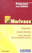 Couverture du livre « Marivaux » de Estelle Doudet aux éditions Studyrama