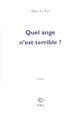 Couverture du livre « Quel ange n'est terrible » de Marc Bot aux éditions P.o.l