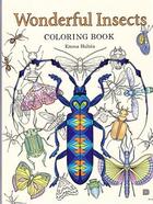 Couverture du livre « Wonderful insects coloring book » de Hulten Emma aux éditions Dokument Forlag