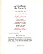 Couverture du livre « Les Cahiers Du Chemin 29 (15 Janvier 1977) » de Collectifs Gallimard aux éditions Gallimard