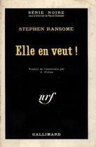 Couverture du livre « Elle en veut! » de Ransome Stephen aux éditions Gallimard