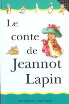 Couverture du livre « Le conte de jeannot lapin » de Beatrix Potter aux éditions Gallimard-jeunesse