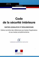 Couverture du livre « Code de la sécurité intérieure » de Journaux Officiels aux éditions Documentation Francaise