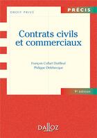 Couverture du livre « Contrats civils et commerciaux (9e édition) » de Philippe Delebecque et Francois Collart Dutilleul aux éditions Dalloz