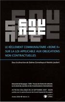 Couverture du livre « Le reglement communautaire 