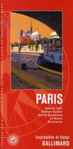 Couverture du livre « Paris ; quartier latin, champs-élysées, grands boulevards, le marais , montmartre » de Collectif Gallimard aux éditions Gallimard-loisirs