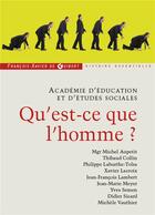 Couverture du livre « Qu'est-ce que l'homme ? » de  aux éditions Francois-xavier De Guibert