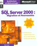 Couverture du livre « De Microsoft Sql Server 7 Vers Microsoft Sql 2000 » de Marc Israel aux éditions Microsoft Press