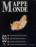 Couverture du livre « Mappemonde 53 » de Roger Brunet aux éditions Belin