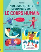 Couverture du livre « Mon livre de faits étonnants sur le corps humain » de Sarah Hull et Susanna Rumiz aux éditions Usborne