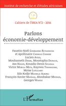 Couverture du livre « Parlons économie-développement » de  aux éditions L'harmattan